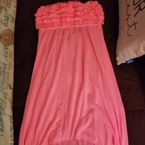 Pink swimsuit cover up